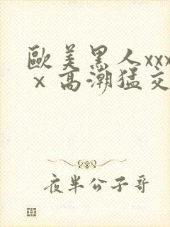 欧美黑人xxxⅹ高潮猛交