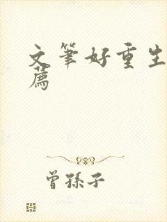 文笔好重生文推荐