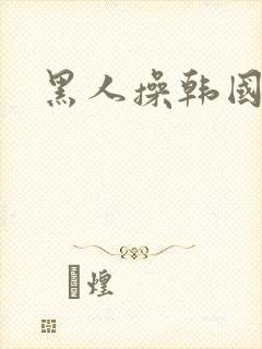 黑人操韩国人