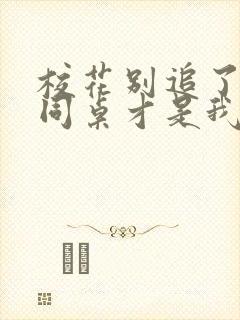 校花别追了高冷同桌才是我的txt