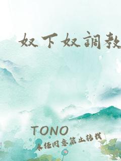 奴下奴调教小说