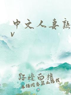 中文人妻熟妇av