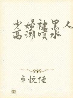 少妇被黑人爽到高潮喷水