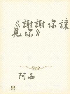 《谢谢你让我遇见你》