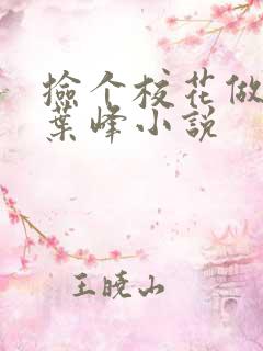 捡个校花做老婆叶峰小说