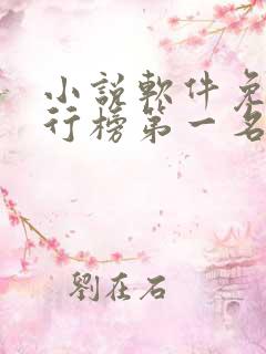 小说软件免费排行榜第一名 app