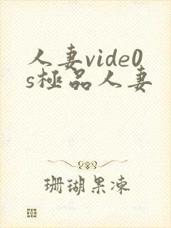 人妻vide0s极品人妻