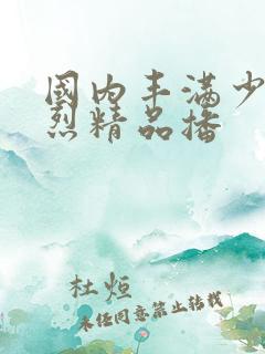 国内丰满少妇猛烈精品播