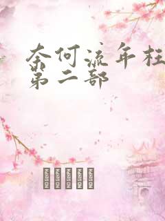 奈何流年枉情深第二部