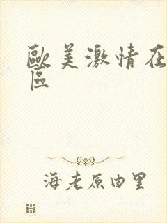 欧美激情在线一区