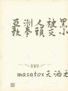 亚洲人被黑人调教拳头交小说