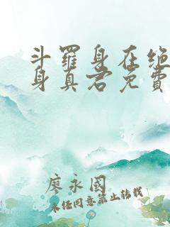 斗罗身在绝世化身真君免费阅读