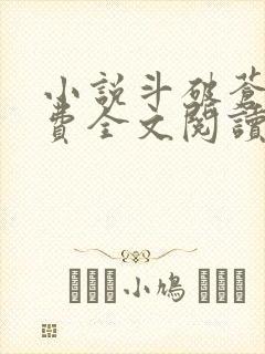 小说斗破苍穹免费全文阅读一