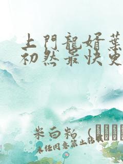 上门龙婿叶辰萧初然最快更新章节