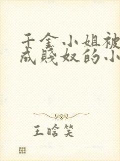 千金小姐被调教成贱奴的小说阅读