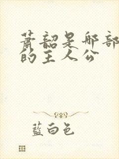 萧韶是哪部小说的主人公