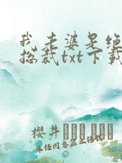 我老婆是绝色女总裁txt下载