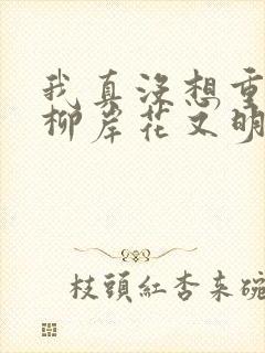 我真没想重生啊柳岸花又明txt下载