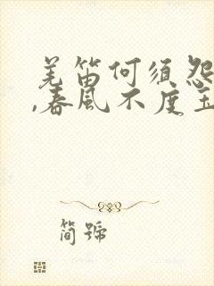 羌笛何须怨杨柳,春风不度玉门关是什么意思