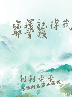 你还记得我吗是哪首歌