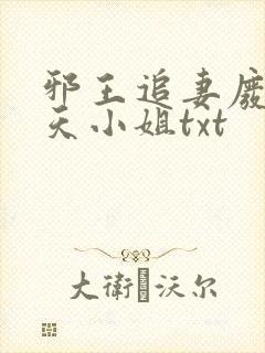 邪王追妻废材逆天小姐txt