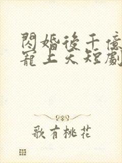 闪婚后千亿老公宠上天短剧