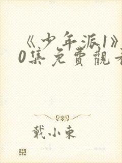 《少年派1》40集免费观看