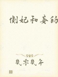 侧妃和妾的区别