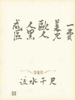 成人欧美一区二区黑人免费