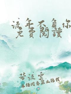 流年不负你情深 免费阅读