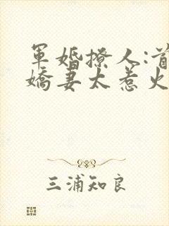 军婚撩人:首长娇妻太惹火免费阅读