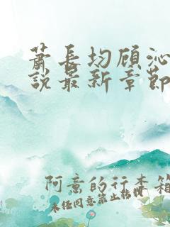 萧长均顾沁儿小说最新章节免费阅读