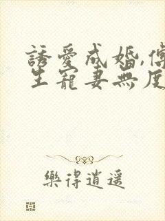 诱爱成婚,傅先生宠妻无度