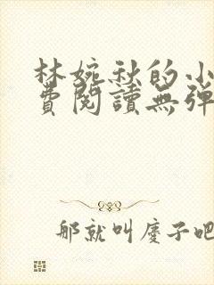 林婉秋的小说免费阅读无弹窗