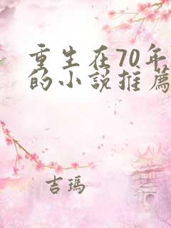 重生在70年代的小说推荐