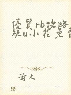 优质rb攻略系统u小花免费阅读