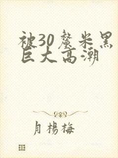 被30厘米黑人巨大高潮