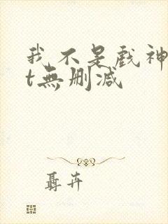 我不是戏神txt无删减