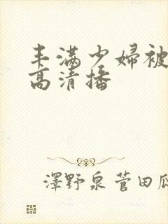 丰满少妇被猛烈高清播