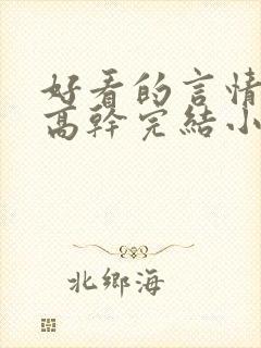 好看的言情现代高干完结小说