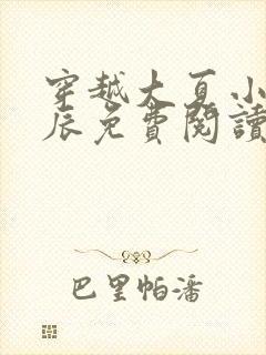 穿越大夏小说路辰免费阅读