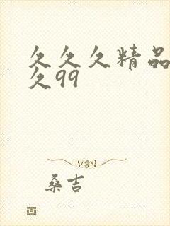 久久久精品久久久99