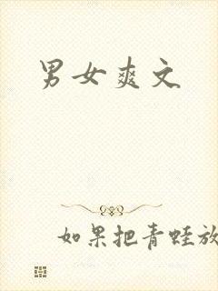 男女爽文