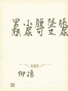 男小腹坠胀感觉想尿可又尿不多是什么原因