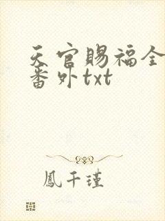 天官赐福全文加番外txt