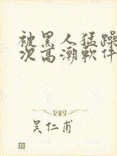 被黑人猛躁12次高潮软件