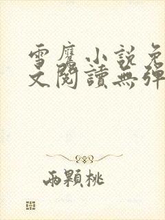 雪鹰小说免费全文阅读无弹窗