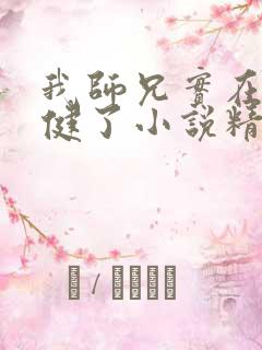 我师兄实在太稳健了小说精校版全集txt