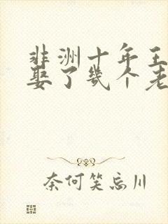 非洲十年王总是娶了几个老婆