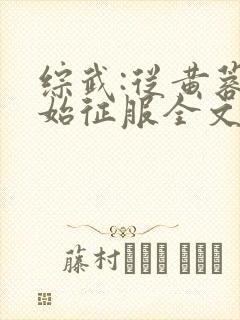 综武:从黄蓉开始征服全文